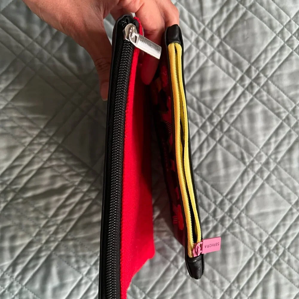 BUNDLE Sephora Cosmetics Pouches Bags Travel Pencil Pouch